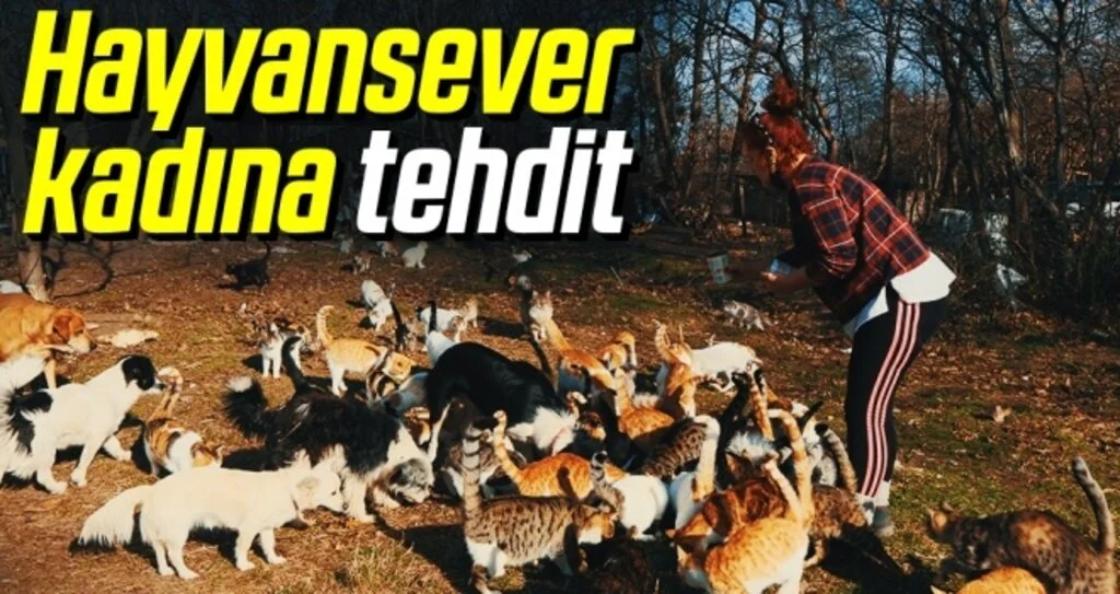 Samsun'da Hayvansever kadına tehdit 