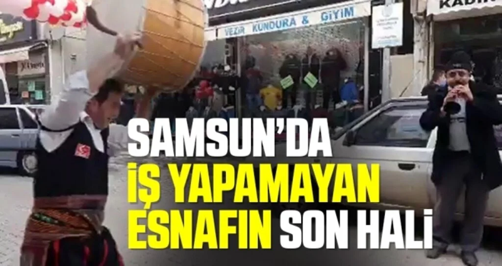 Samsun'da İş Yapamayan Esnafın Son Hali