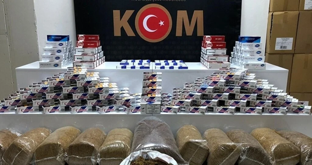 Samsun'da kaçak tütün mamulleri operasyonu