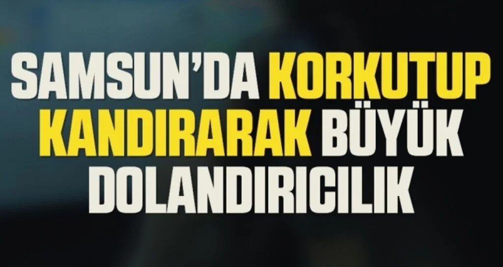 Samsun'da Kendini polis alarak tanıtıp yaşlı kadının 70 bin lira parasını aldılar