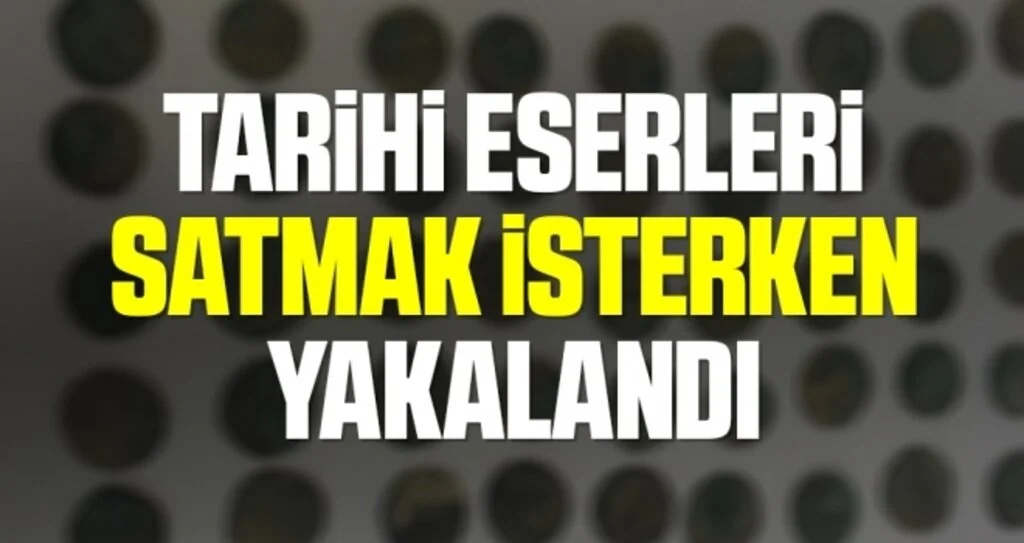Samsun'da tarihi eserleri satmak isterken yakalandı!
