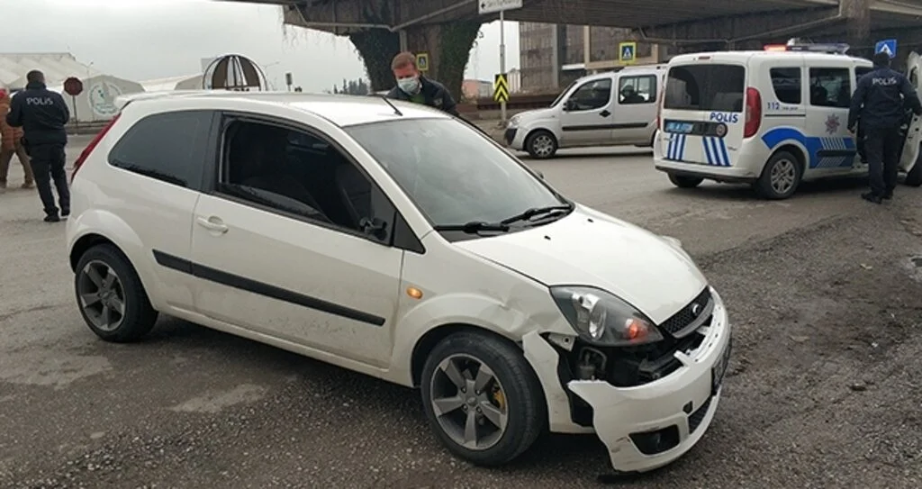 Samsun'da trafik kazası: 1 yaralı