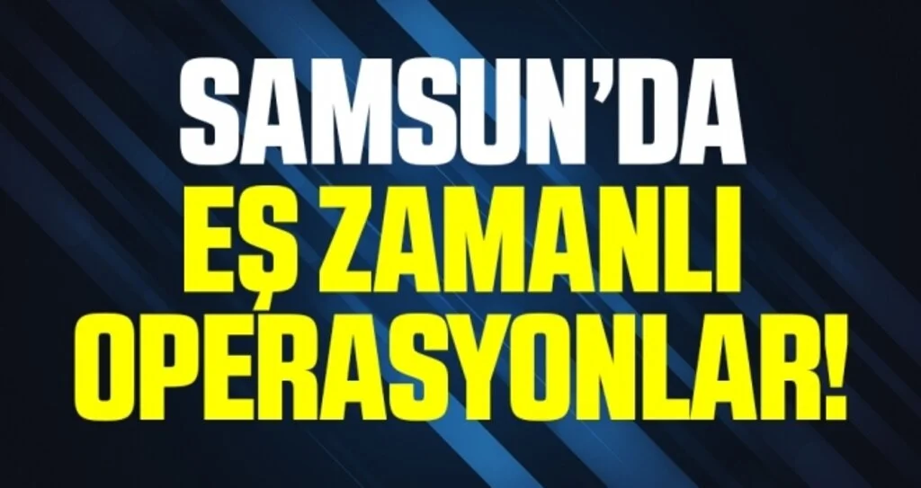 Samsun'da uyuşturucu ticaretinden 5 kişi adliyeye sevk edildi