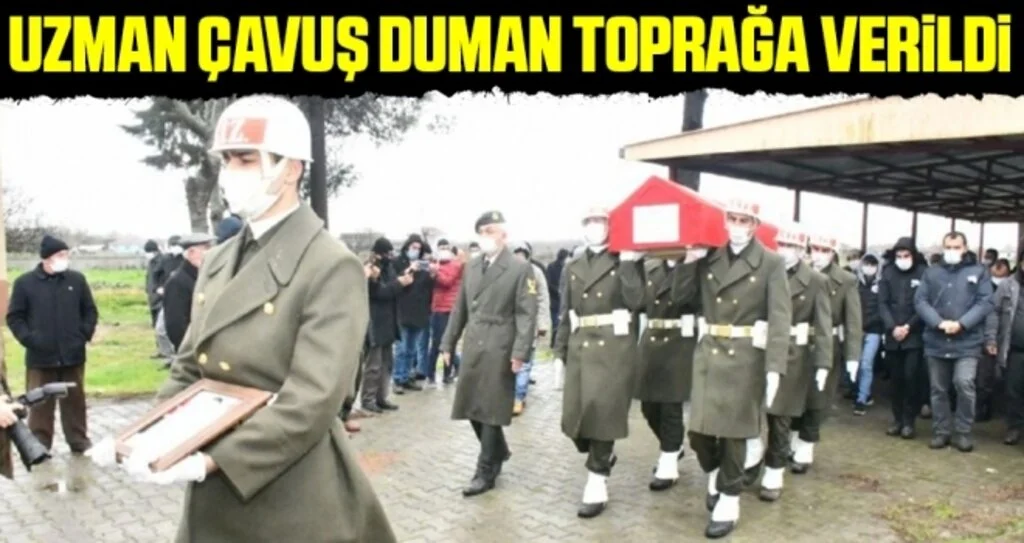 Samsunlu Uzman Çavuş Emre Duman toprağa verildi