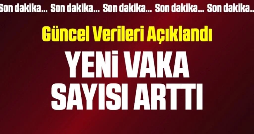 Son dakika… Corona virüsü kaynaklı can kaybı ve yeni vaka sayısı açıklandı