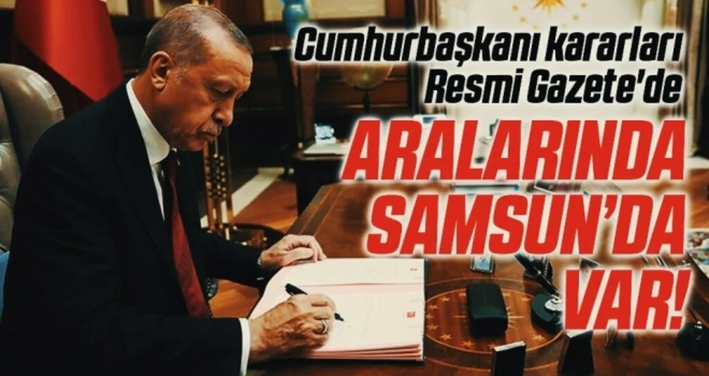 Son dakika... Cumhurbaşkanı kararları Resmi Gazete'de
