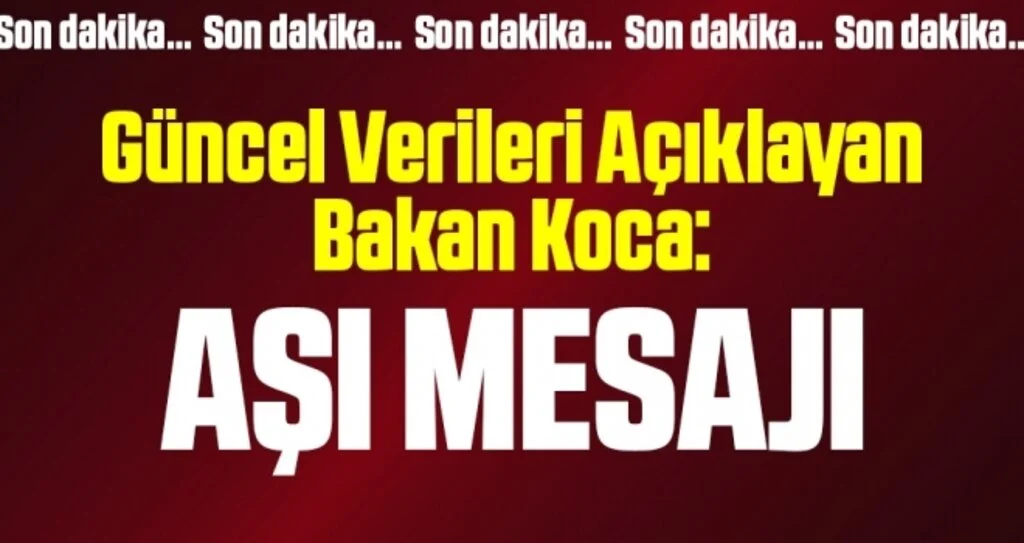 Son dakika… Güncel corona virüsü verileri açıklandı! İşte 2 Ocak tablosu