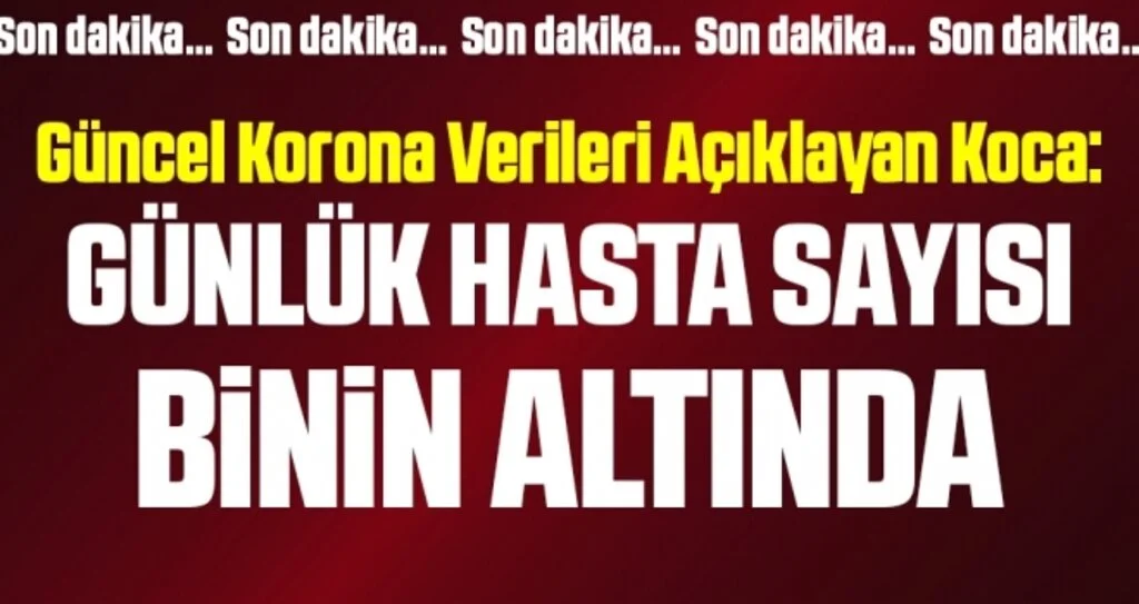 Son dakika… Güncel vaka ve vefat sayısı açıklandı! İşte 12 Ocak corona tablosu