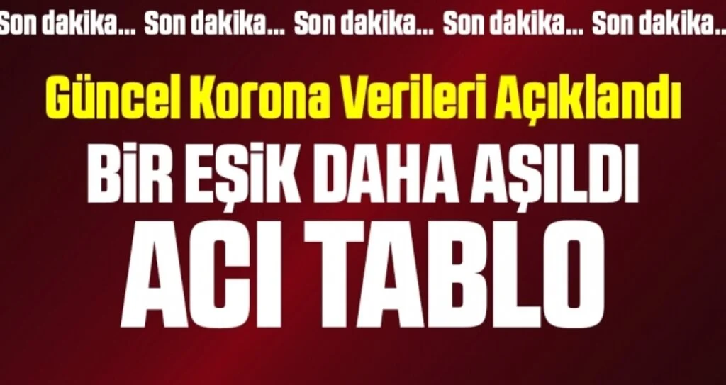 Son dakika… Sağlık Bakanlığı 24 Ocak güncel corona virüsü verilerini açıkladı! Kara tablo