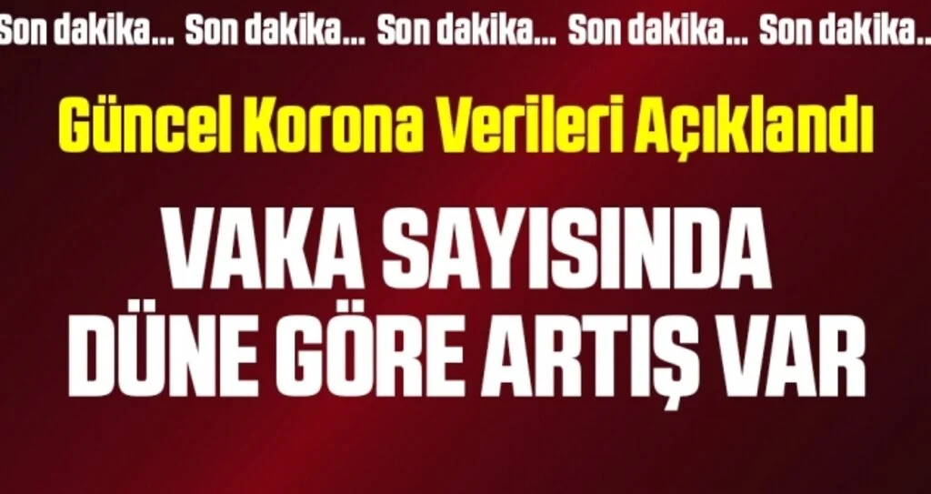 Son dakika… Sağlık Bakanlığı güncel corona virüsü verilerini açıkladı! İşte 11 Ocak tablosu