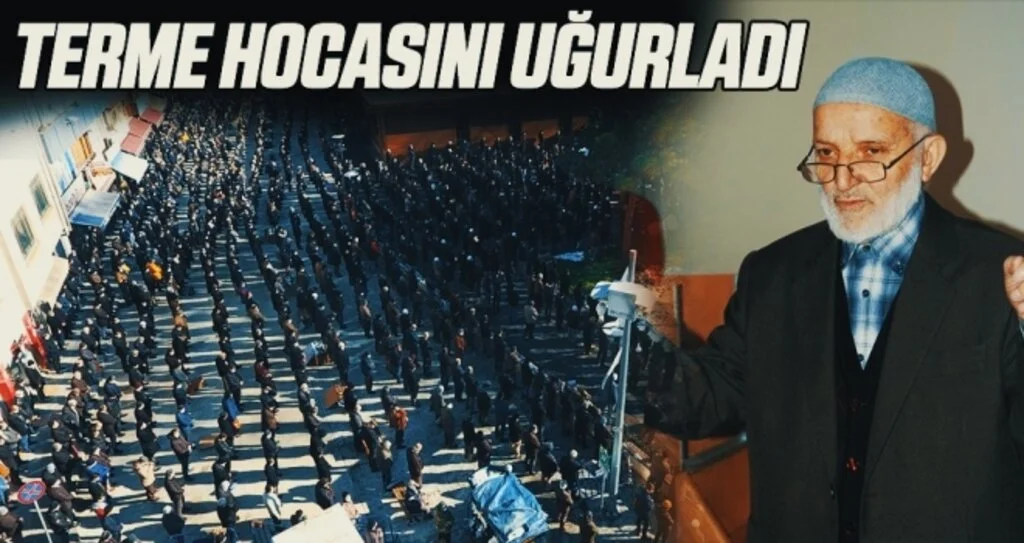 Terme hocasını uğurladı! Kurra Hafız Niyazi Kasapoğlu toprağa verildi