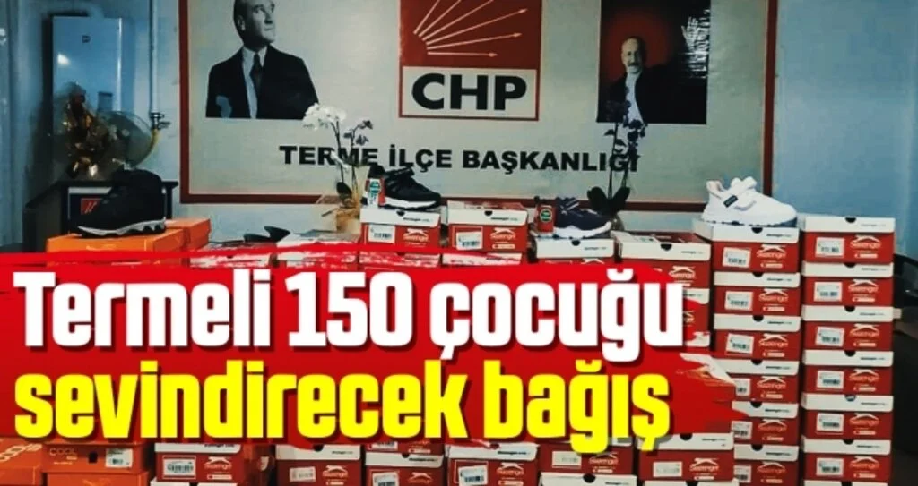 Termeli 150 çocuğu sevindirecek bağış