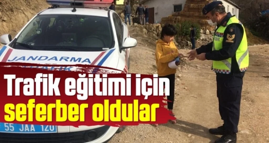 Trafik eğitimi için seferber oldular