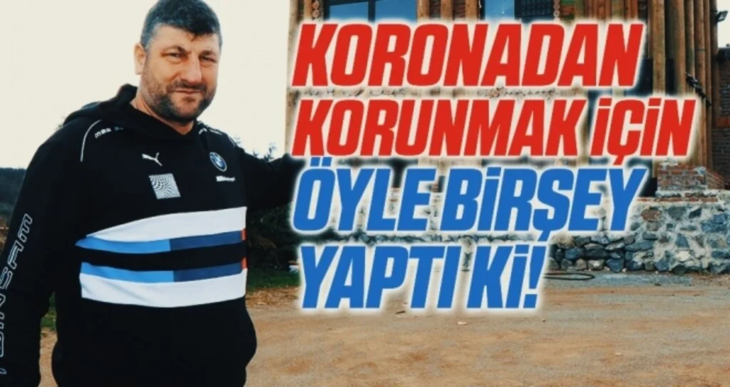 Yamacın başına yaptığı kale ile koronadan korunuyor
