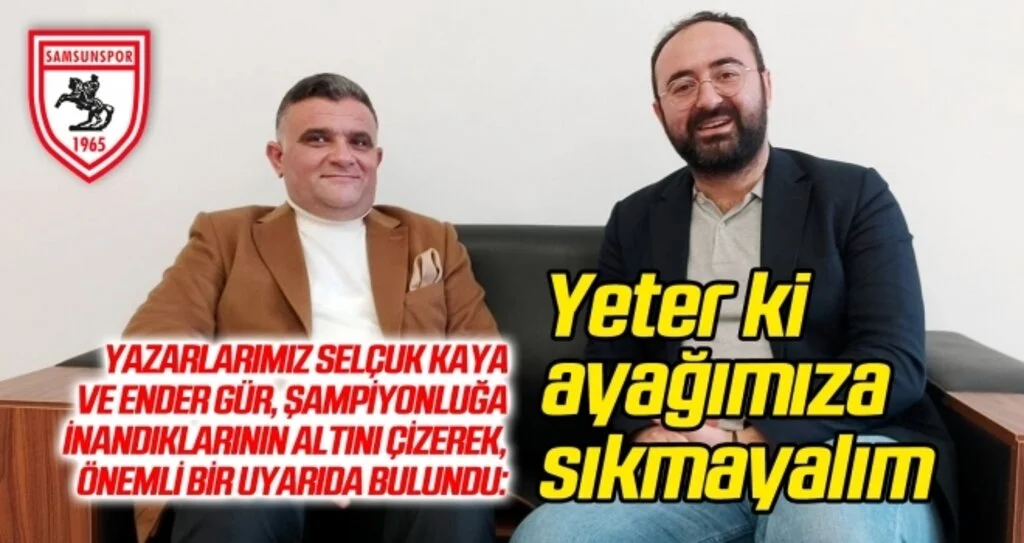 Yazarlarımızdan şampiyonluk yorumu: Yeter ki ayağımıza sıkmayalım...