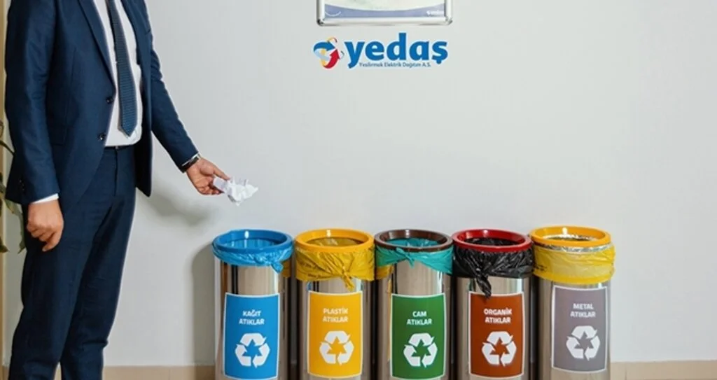YEDAŞ'ta 52 ton atık ekonomiye dönüştü
