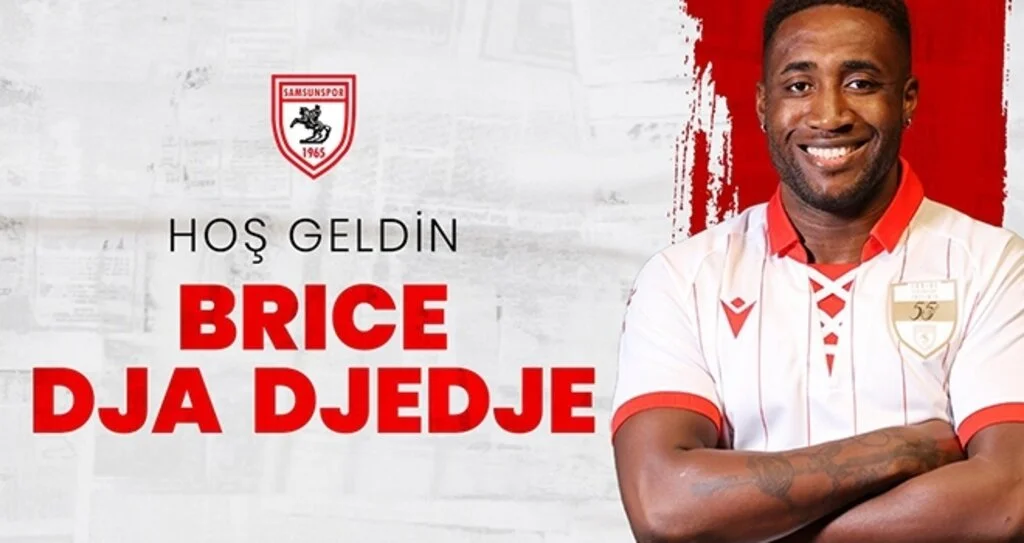 Yılport Samsunspor, Brice Dja Djedje'nin transferini açıkladı