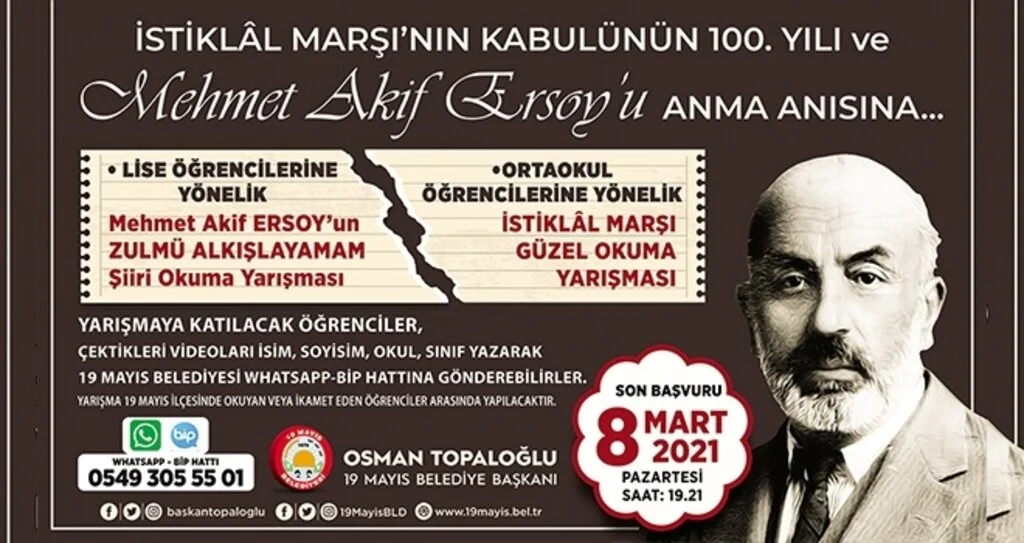 19 Mayıslı öğrenciler milli şairi anacak