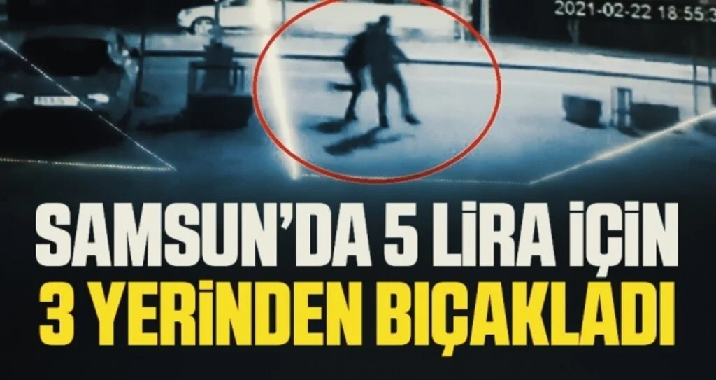 5 lira vermeyen güvenlik görevlisini bıçaklayarak hastanelik etti, yakalanınca