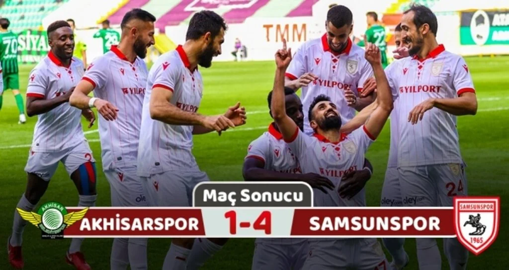 Akhisarspor: 1 Samsunspor: 4 (Maç Sonucu)