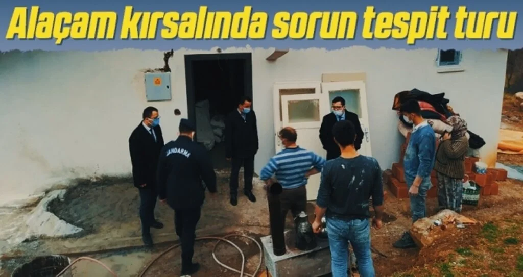 Alaçam kırsalında sorun tespit turu