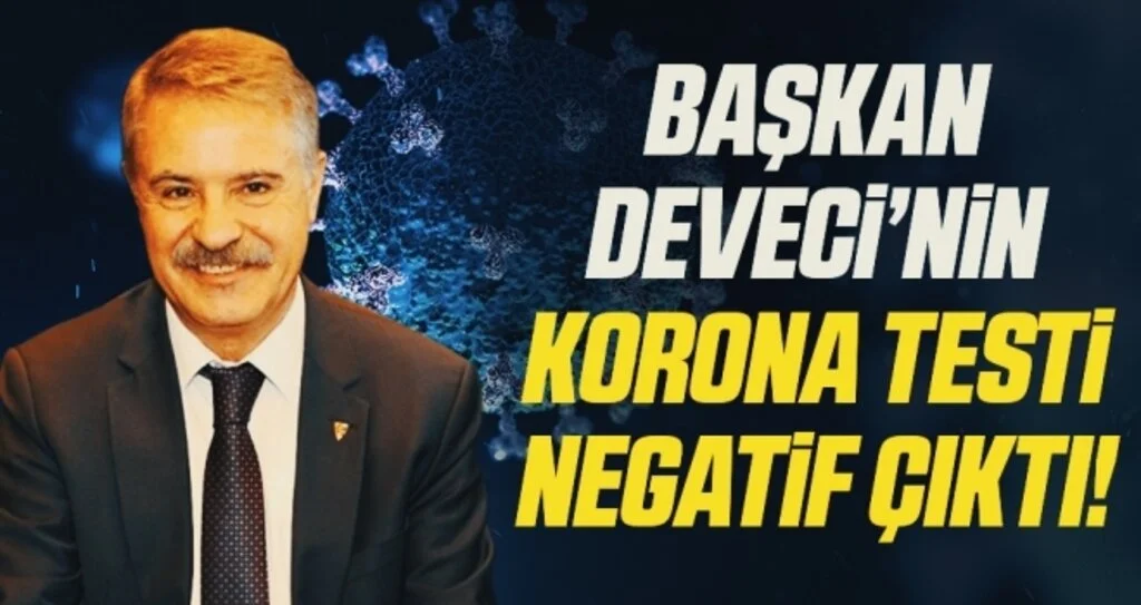Atakum Belediye Başkanı Cemil Deveci'nin Korona Testi Negatif