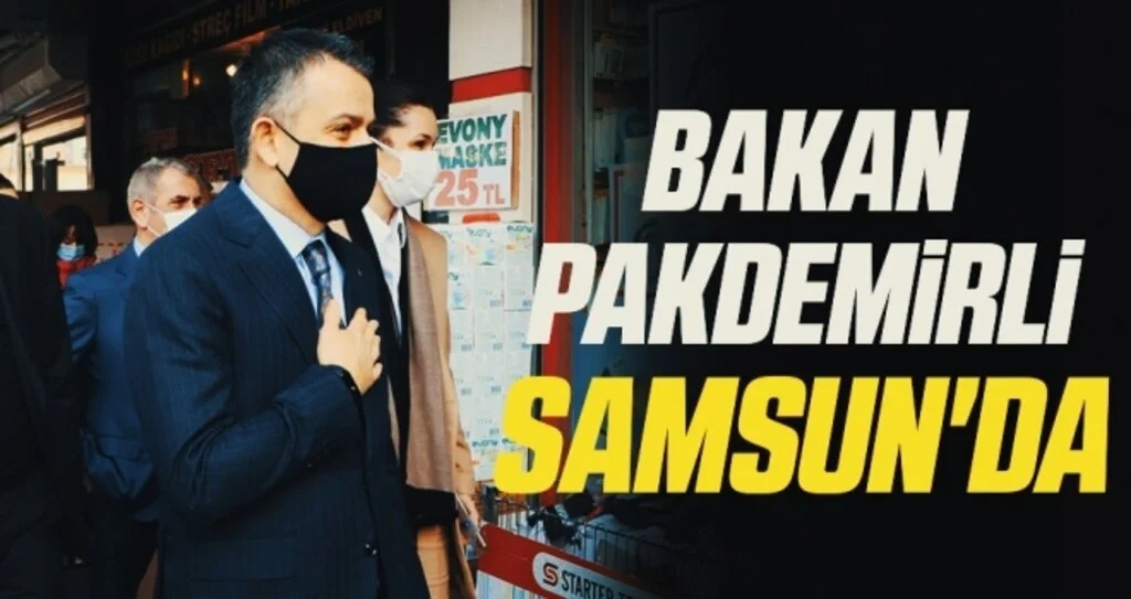 Bakan Pakdemirli Samsun'daki yatırımları inceledi