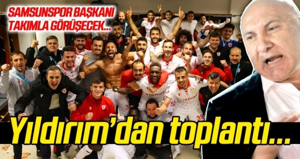 Başkan Yıldırım futbolcularla görüşme yapacak