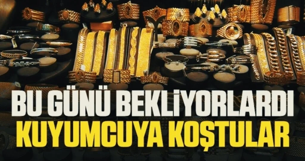 Bu Günü Bekliyorlardı Kuyumcuya Koştular