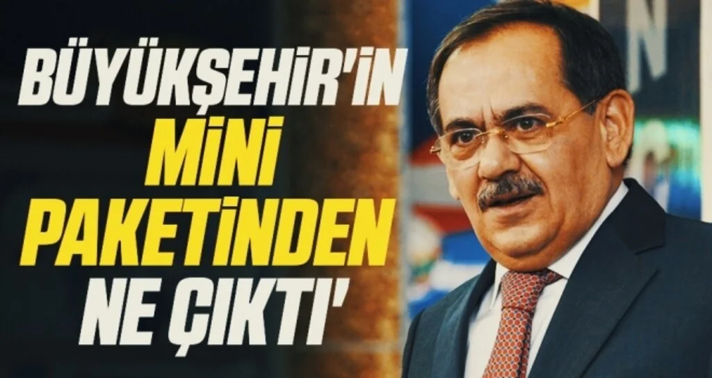 Büyükşehir'in Mini Paketinden 'Ne Çıktı'