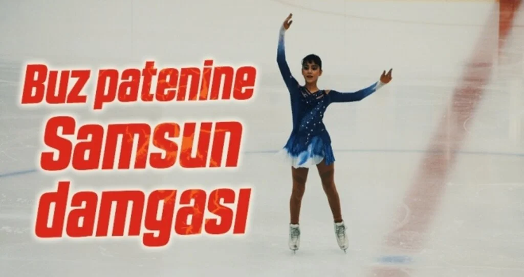 Buz patenine Samsun damgası