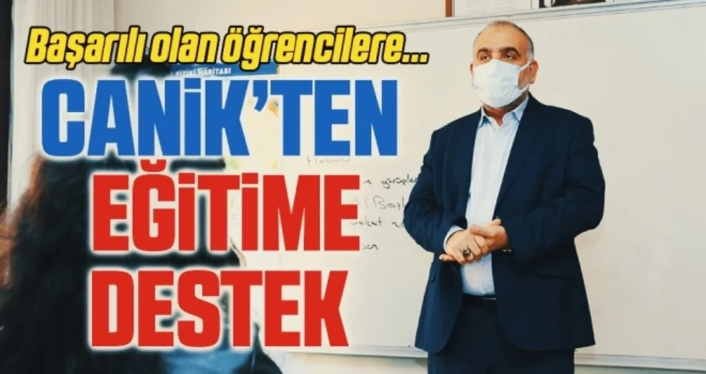 Canik Belediyesi'nden eğitime destek