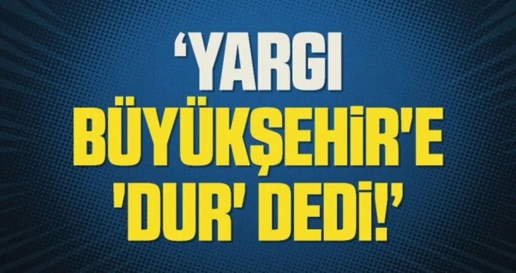 CHP Atakum İlçe Başkanı Turgay Özçelik: Yargı Büyükşehir'e 'dur' dedi!