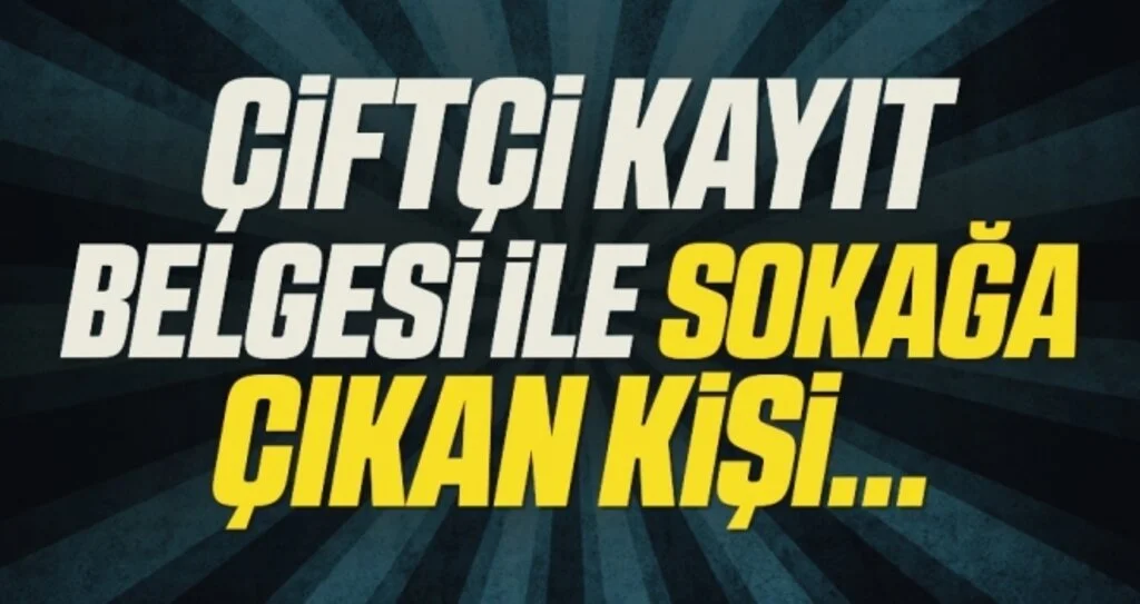 Çiftçi kayıt belgesi ile sokağa çıkan kişi dere yatağından çakıl alırken yakalandı