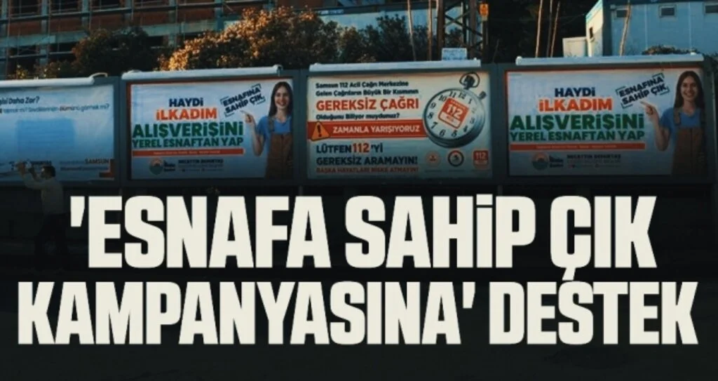 'Esnafa sahip çık kampanyasına' destek 