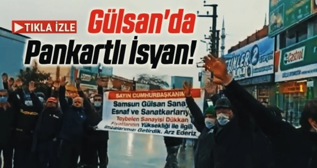 Gülsan'da Pankartlı İsyan!
