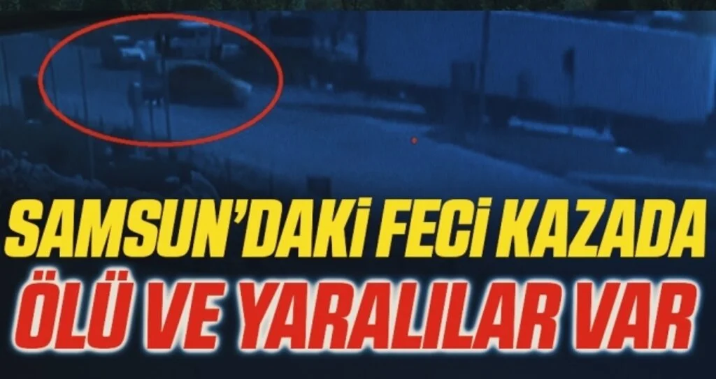 Güvenlik kamerası tarafından kaydedilen kazada 1 kişi öldü, 2 kişi yaralandı