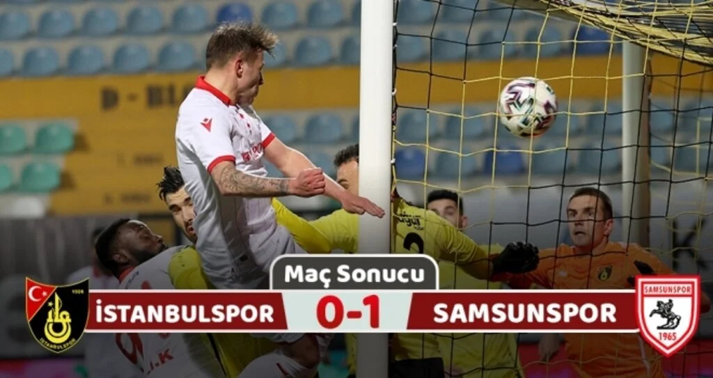 İstanbulspor: 0 Samsunspor: 1 (Maç Sonucu)