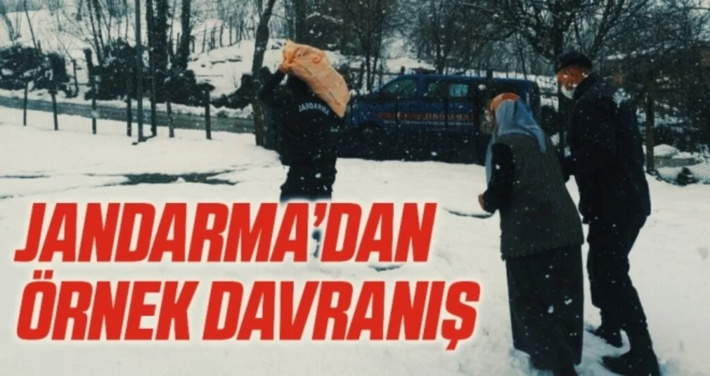 Jandarma’dan örnek davranış