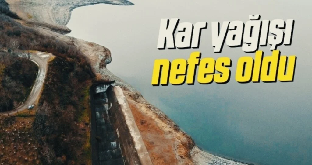 Kar yağışı nefes oldu 