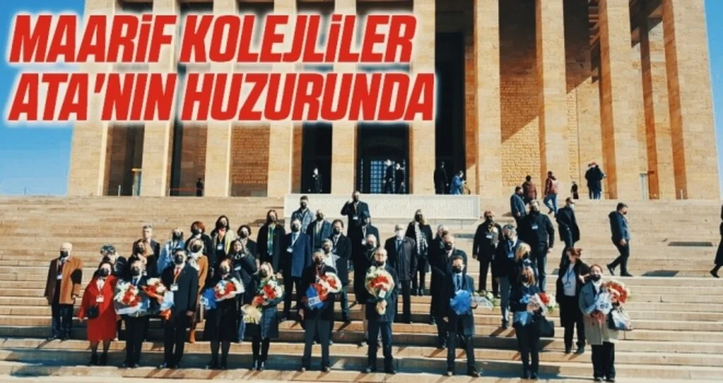 Maarif Kolejliler Ata'nın huzurunda