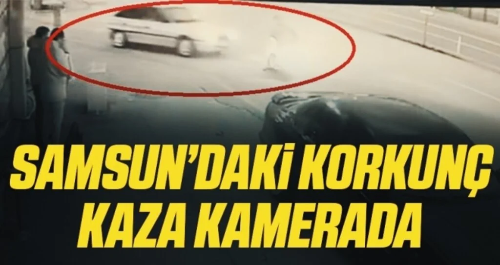Otomobil ile motosikletin çarpıştığı kaza kamerada
