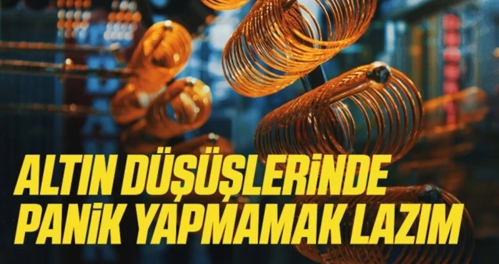 Özman: Altın düşüşlerinde panik yapmamak lazım