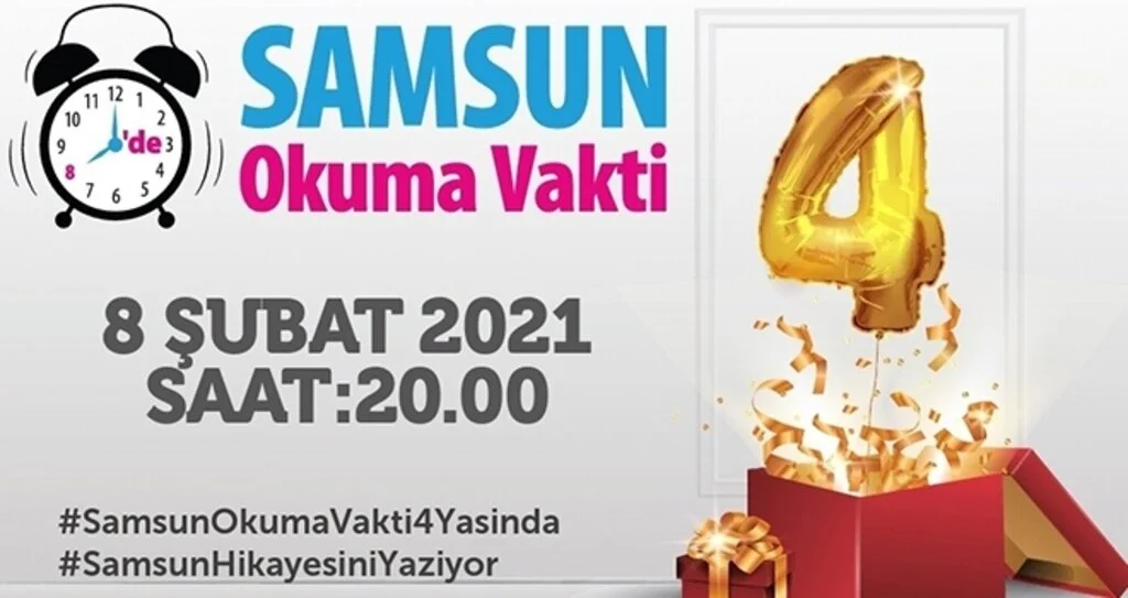 'Samsun Okuma Vakti' 4. yılında: 405 bin 888 kitap toplandı