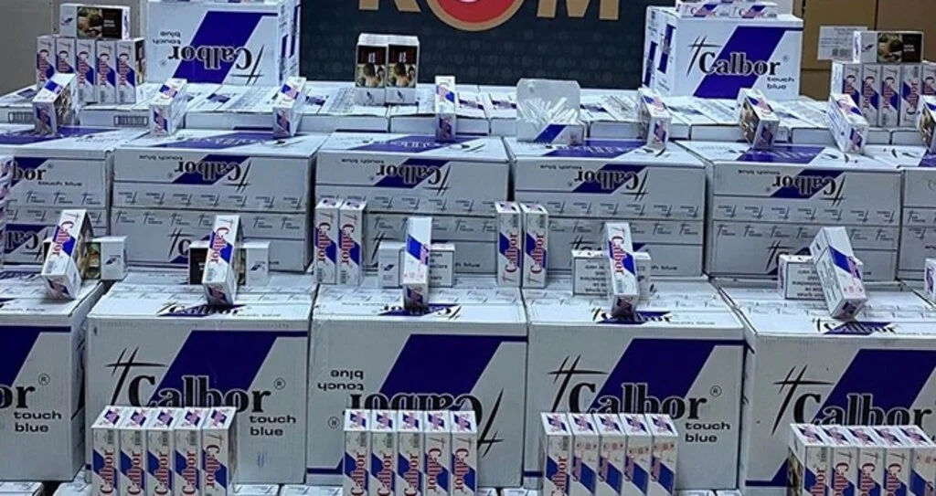 Samsun'da 670 bin dal kaçak makaron ele geçirildi