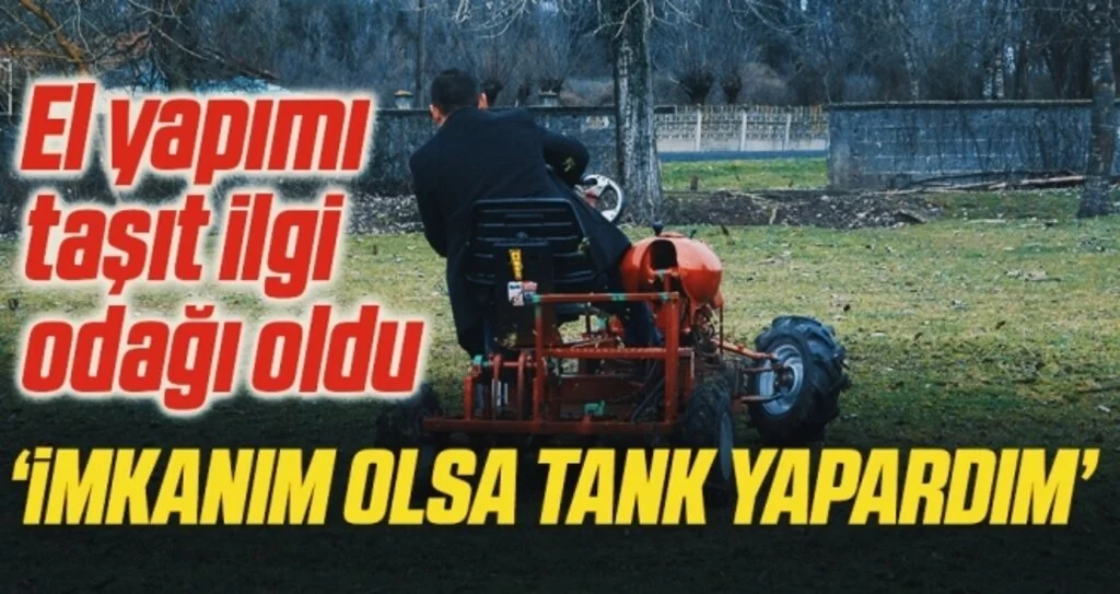 Samsun'da El yapımı taşıt ilgi odağı oldu