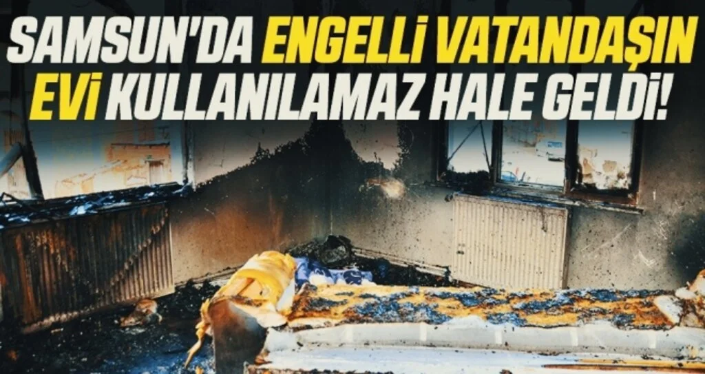 Samsun'da Engelli Vatandaşın Evi Kullanılamaz Hale Geldi!