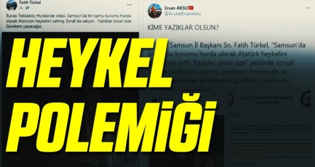 Samsun'da Heykel polemiği