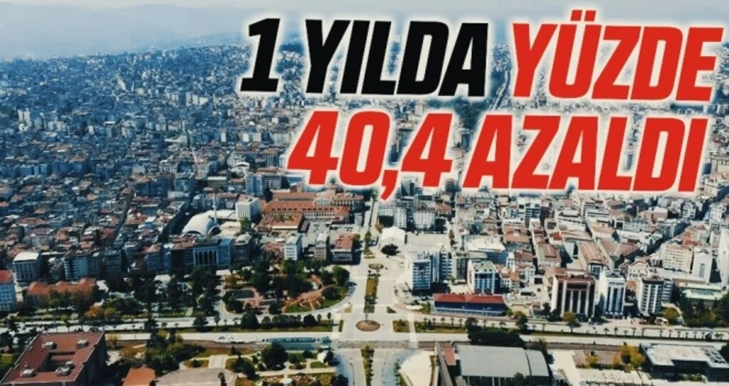 Samsun'da Konut satışları 1 yılda yüzde 40,4 azaldı 