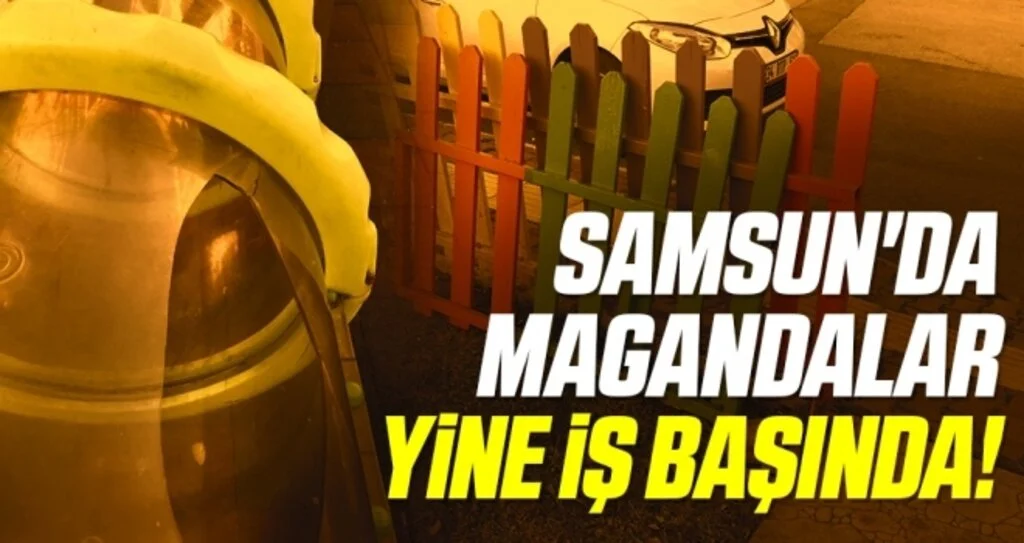 Samsun'da Magandalar Yine İş Başında!